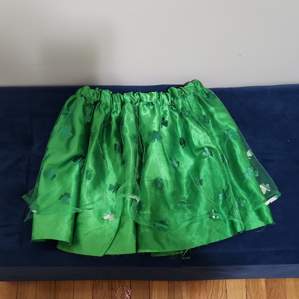 Source Unknown Green Kids Costume Skirt